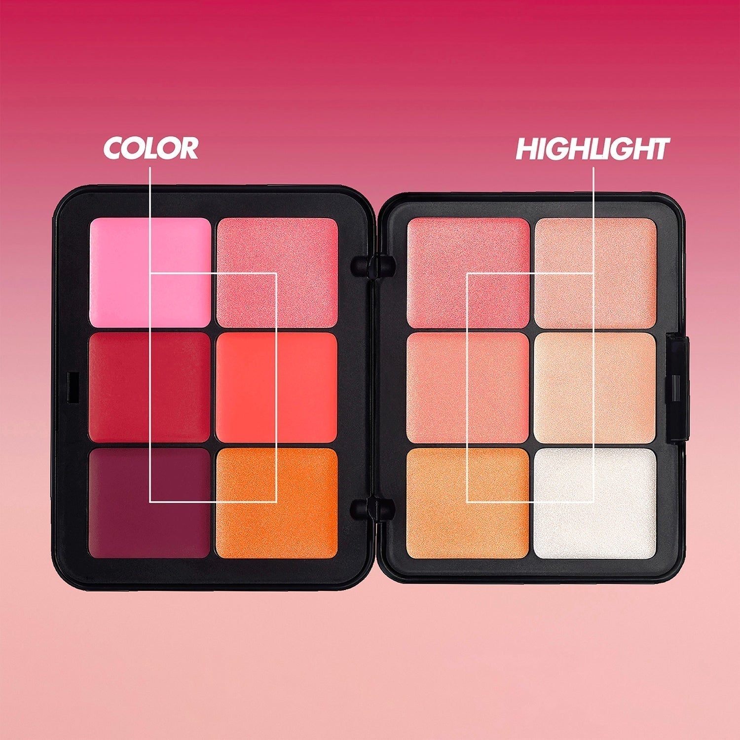 HD Skin Blush & Glow - Palette Blush & Highlighter Crème