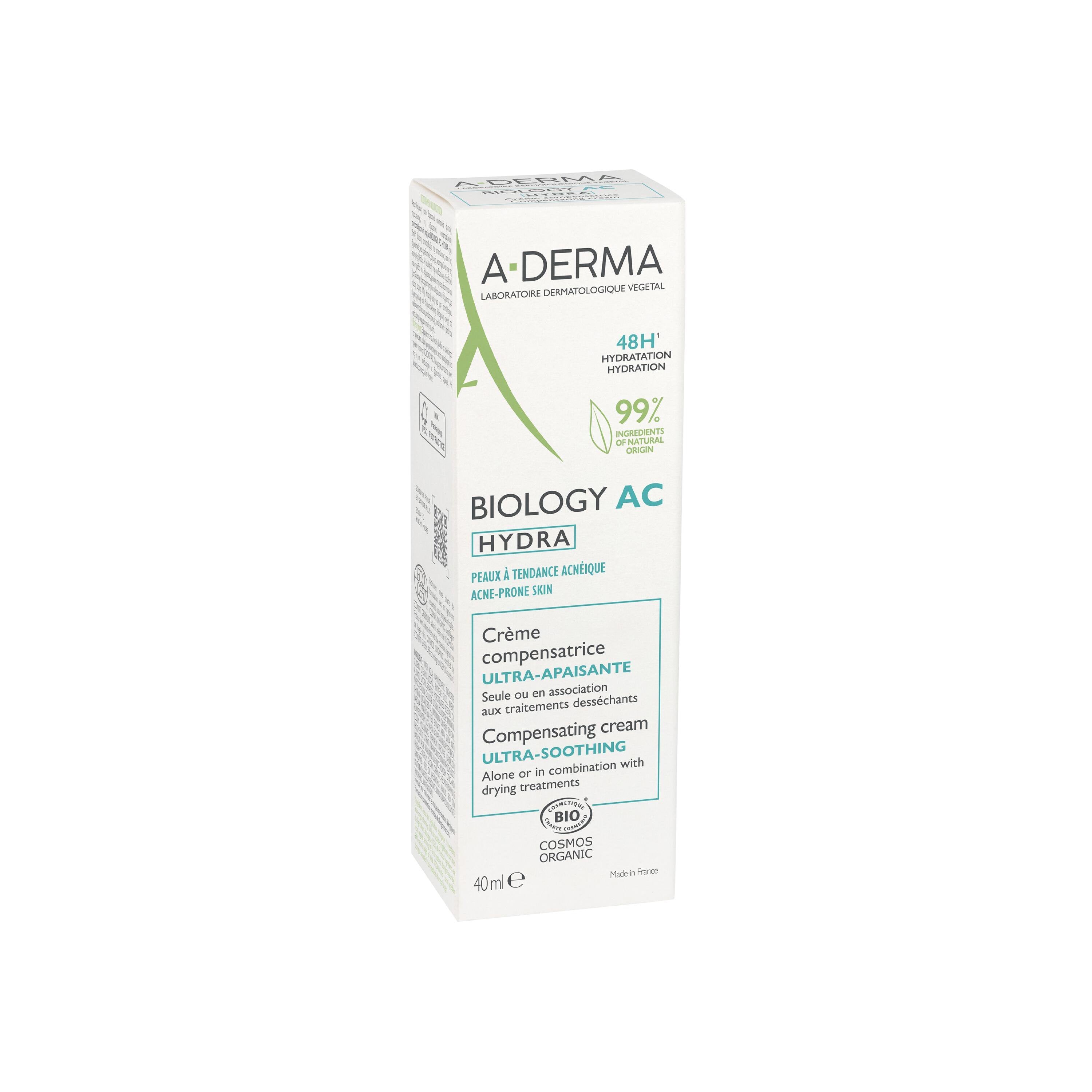 Crème Compensatrice Ultra-Apaisante A-DERMA Biology Ac Hydra