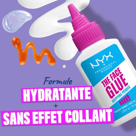 Nyx PRIMER THE FACE GLUE Base de teint fixatrice et hydratante