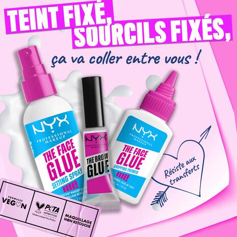 Nyx PRIMER THE FACE GLUE Base de teint fixatrice et hydratante