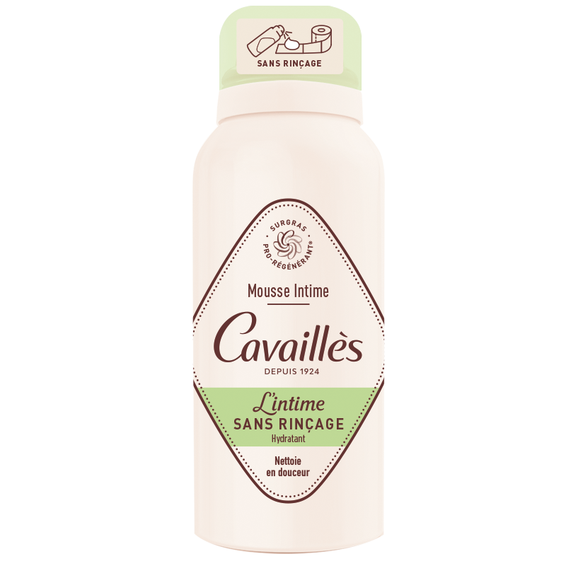 Cavaillès Mousse Intime sans rinçage Hydratant 100 ml