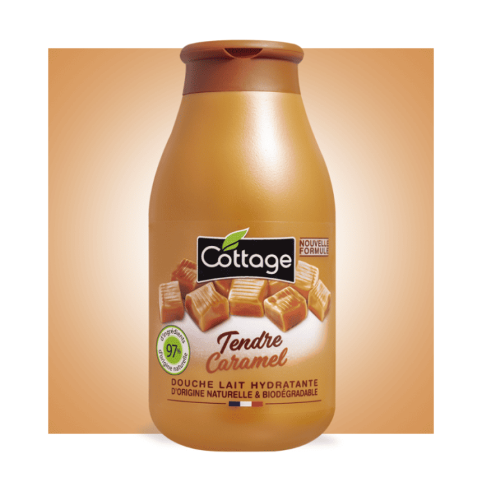 Douche Lait Hydratante Tendre Caramel 250 Ml