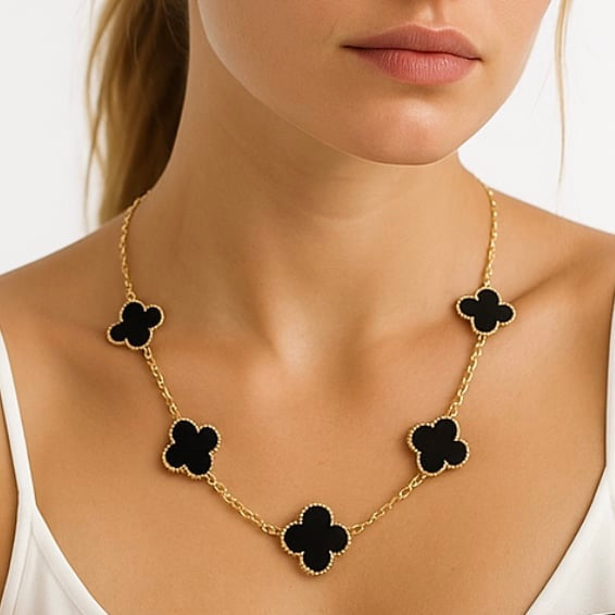 Van Cleef Chaine en Acier inoxydable