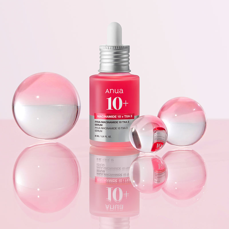 ANUA Sérum 10% niacinamide + 4% acide tranexamique, céramide, acide hyaluronique, vitamine B12, pour peaux sensibles