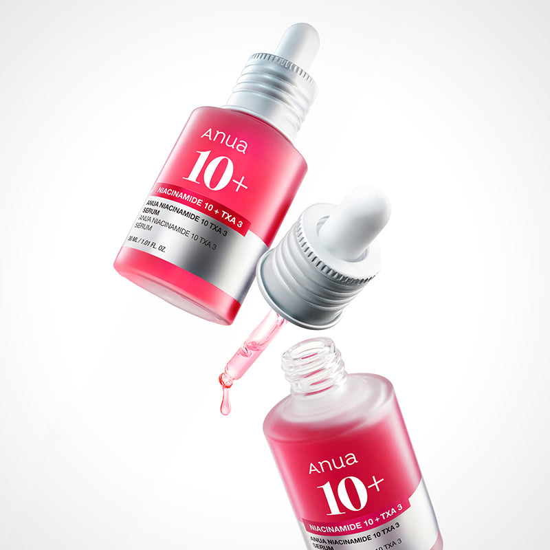 ANUA Sérum 10% niacinamide + 4% acide tranexamique, céramide, acide hyaluronique, vitamine B12, pour peaux sensibles