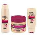 Shampoing + Masque +  Masque sans rinçage