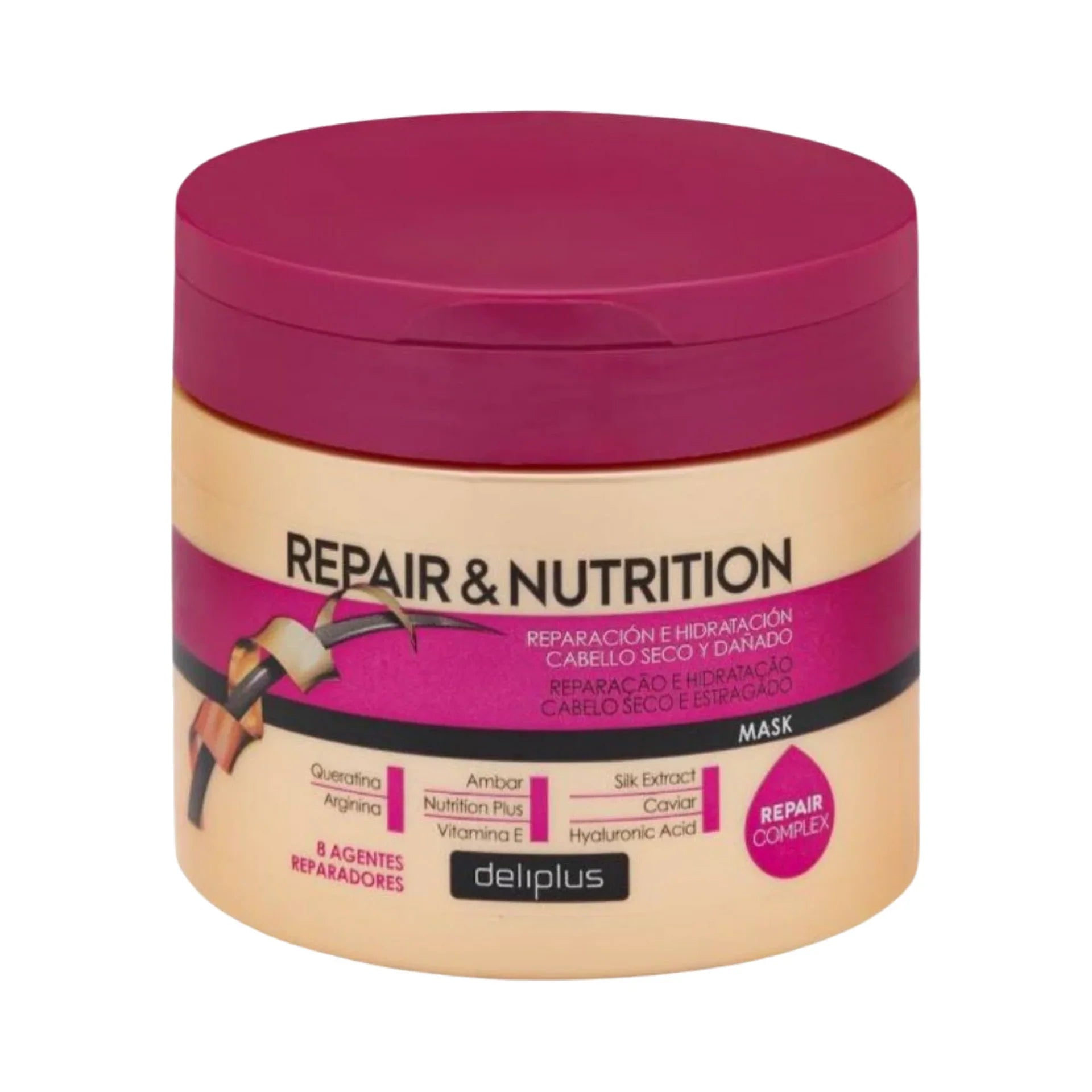 Deliplus Repair & Nutrition Masque Cheveux Secs Et Abîmés