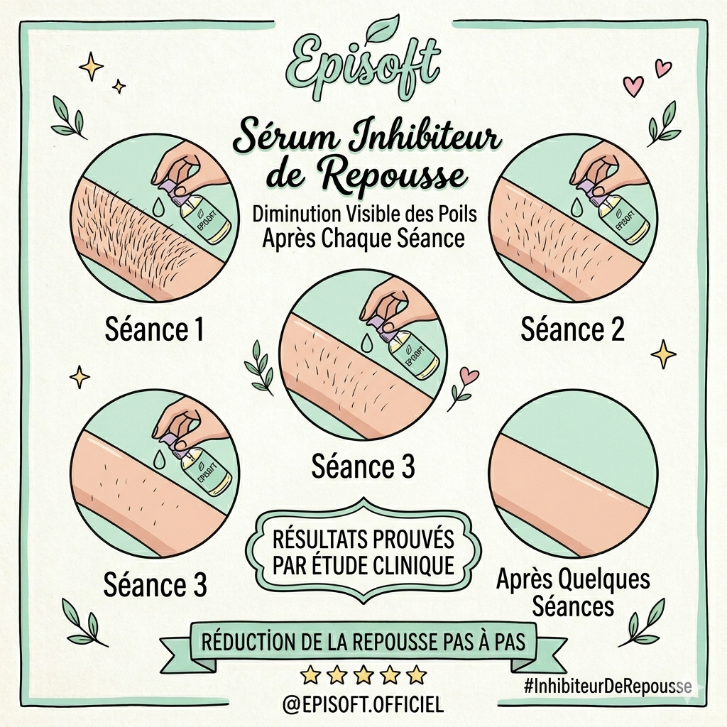 Episoft Serum Ralentisseur de pousse femmes et hommes