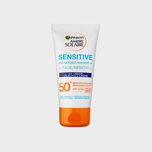 GARNIER AMBRE SOLAIRE SENSITIVE Expert+ Crème Anti-UV SPF50 50ml